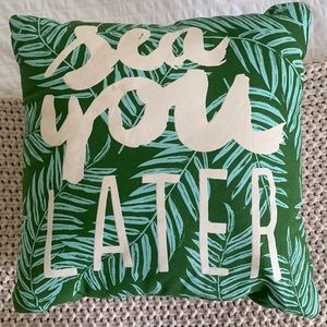 “Sea You Later” Small Throw Pillow
